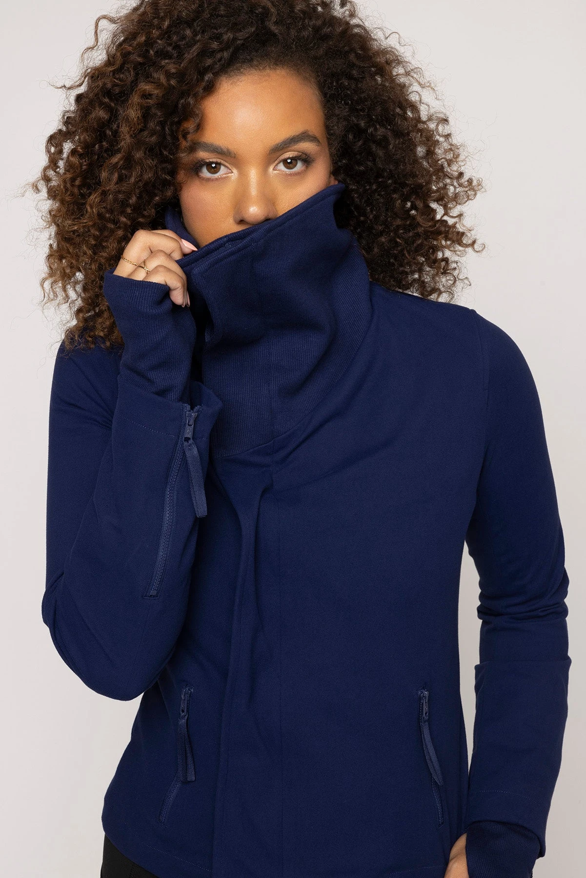 Heart Racer Moto Jacket - True Blue 4 Heart Racer Moto Jacket - True Blue - Image 4