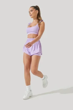 High Waisted Supershort™ - Digital Lavender -Popflex Store High Waisted Supershort Pastel Lilac 4012 0023