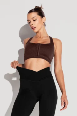 Crisscross Hourglass® Seamless Legging - Black -Popflex Store HookItUpCropTop FrenchRoast CCHGLeggings Black 0745 Edit