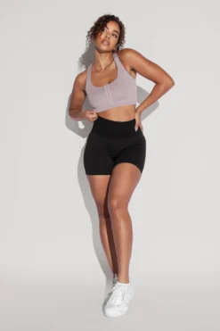 Supersculpt™ Seamless Midi Shorts - Black -Popflex Store HookItUpCropTop SmokyLilac SSShort Black 0819 Edit