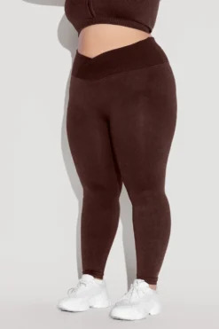 Crisscross Hourglass® Seamless Legging - French Roast -Popflex Store HookItUpCropTop CCHGLeggings FrenchRoast 2026 Edit