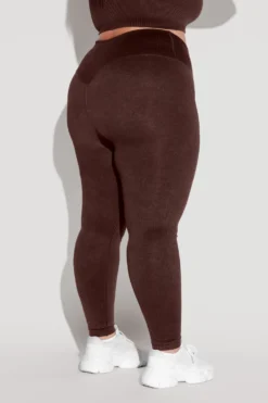 Crisscross Hourglass® Seamless Legging - French Roast -Popflex Store HookItUpCropTop CCHGLeggings FrenchRoast 2029 Edit