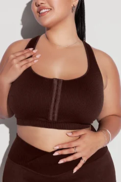 Hook It Up Seamless Bra - French Roast