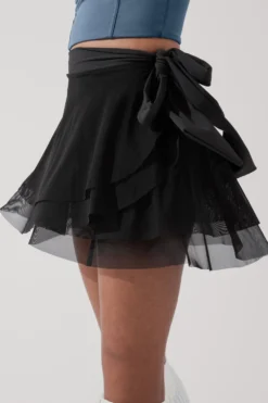 Juliet Wrap Skort - Black -Popflex Store JulietBalletSkort Black H1009 3444 Edit