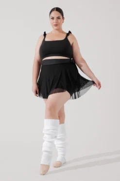 Juliet Wrap Skort - Black -Popflex Store JulietBalletSkort Black H1009 3743 Edit