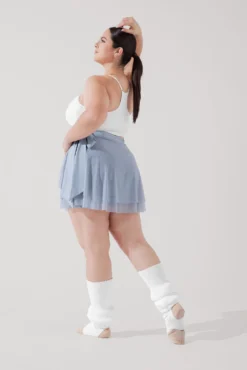 Juliet Wrap Skort - Blue Storm 18 Juliet Wrap Skort - Blue Storm -Popflex Store JulietBalletSkort BlueStorm H1009 3875 Edit