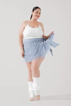 Juliet Wrap Skort - Blue Storm 19 Juliet Wrap Skort - Blue Storm -Popflex Store JulietBalletSkort BlueStorm H1009 3893 Edit