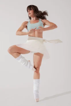 Juliet Wrap Skort - Coconut Cream 20 Juliet Wrap Skort - Coconut Cream -Popflex Store JulietBalletSkort CoconutCream H1009 2859 Edit