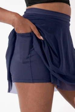 Juliet Wrap Skort - Peacoat Navy -Popflex Store JulietBalletSkort PeacoatNavy H1009 3717 Edit