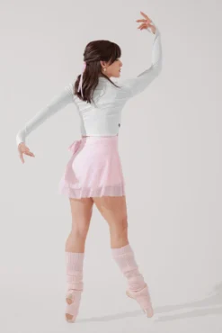 Juliet Wrap Skort - Petal Pink -Popflex Store JulietBalletSkort PetalPink H1009 3312 Edit