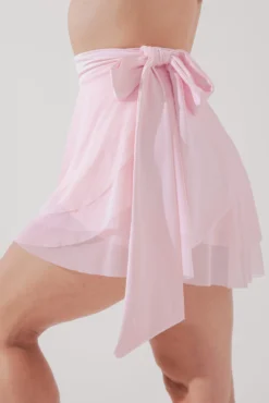 Juliet Wrap Skort - Petal Pink -Popflex Store JulietBalletSkort PetalPink H1009 3336 Edit