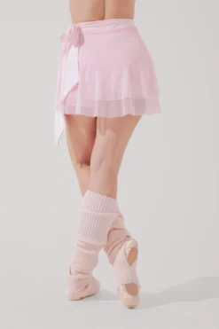 Juliet Wrap Skort - Petal Pink -Popflex Store JulietBalletSkort PetalPink H1009 3344 Edit