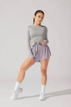 Bow Back Long Sleeve - Heather Grey 12 Bow Back Long Sleeve - Heather Grey -Popflex Store June7POPFLEXPhotoshootArleneOutfit21000 Edit 1 4f27a485 07af 41da 9ac7 41cbc72009fd