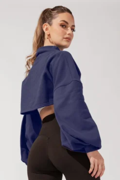 Mockneck Shruggie - Marine Navy -Popflex Store KayleeOutfit4 0492 Edit faacd086 b123 4870 85a3 43d7d9686b6c