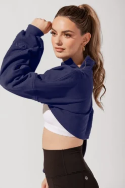 Mockneck Shruggie - Marine Navy -Popflex Store KayleeOutfit4 0519 Edit 96170c27 63a7 4d57 b07c 94ef96089af9