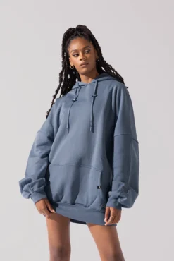 Long Cloud Hoodie - Blue Steel 13 Long Cloud Hoodie - Blue Steel -Popflex Store Long Cloud Hoodie Blue Steel B1002 0083copy