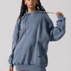 Long Cloud Hoodie - Blue Steel