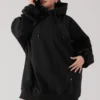 Long Cloud Hoodie - Black