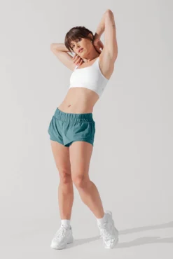 Low Rise Supershort™ - Arctic Teal -Popflex Store LowWaistedSupershort ArcticTeal D1003 0010 Edit 1