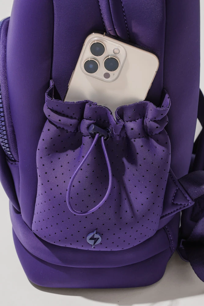 Cora Backpack - Deep Violet 7 Cora Backpack - Deep Violet - Image 7