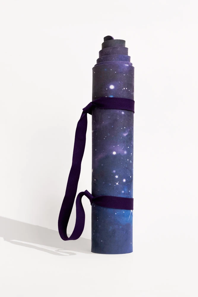 Vegan Suede Yoga Mat - Diamond Sky 2 Vegan Suede Yoga Mat - Diamond Sky - Image 2