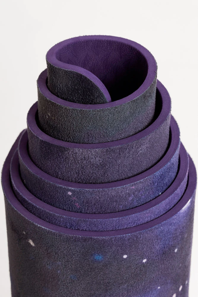 Vegan Suede Yoga Mat - Diamond Sky 3 Vegan Suede Yoga Mat - Diamond Sky - Image 3