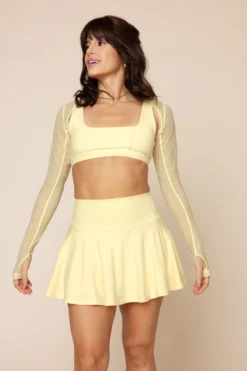 Mesh Corset Shrug - Buttercream -Popflex Store MeshCorsetShrug B1030 00517 scaled