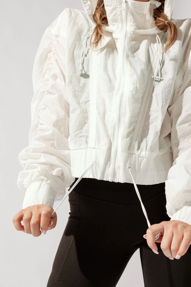 Whimsical Breeze Windbreaker - White 7 Whimsical Breeze Windbreaker - White - Image 7