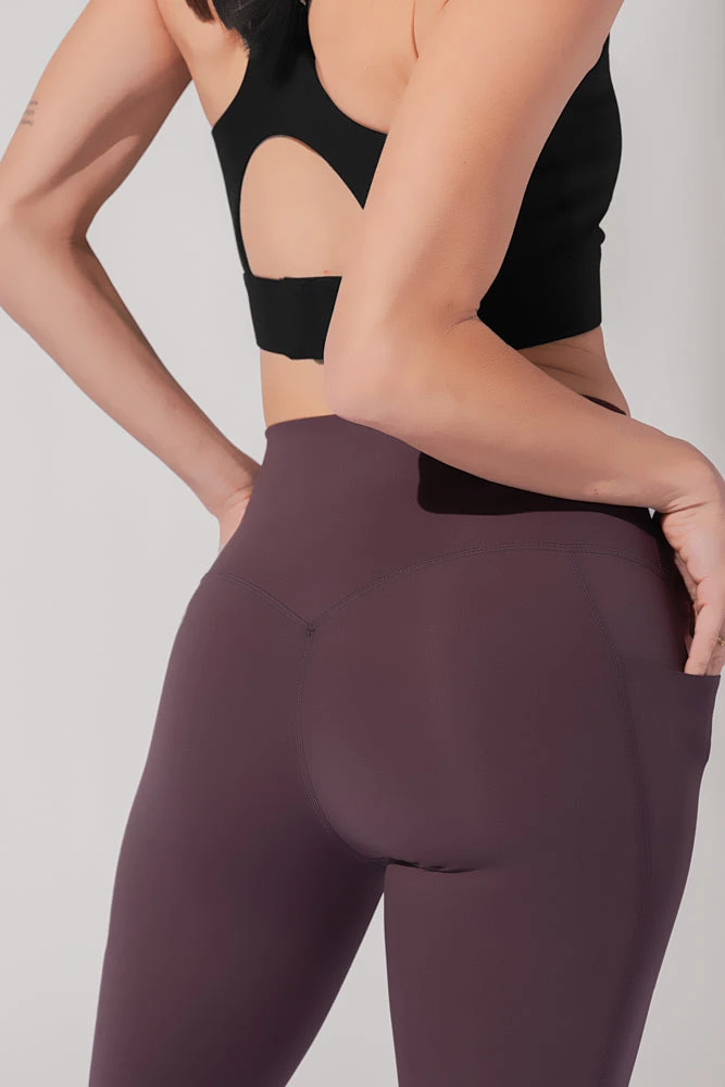 Supersculpt™ Leggings With Pockets (Pet Hair Resistant) - Pecan 7 Supersculpt™ Leggings With Pockets (Pet Hair Resistant) - Pecan - Image 7