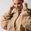 Whimsical Breeze Windbreaker - Desert Sand