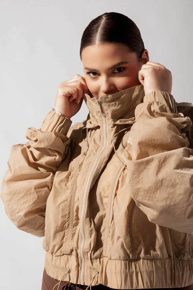 Whimsical Breeze Windbreaker - Desert Sand 1 Whimsical Breeze Windbreaker - Desert Sand