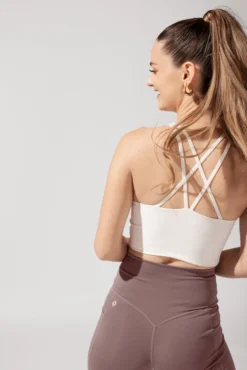 Celeste Mesh Crop Bralette - Coconut Cream -Popflex Store OPF1706 Edit 7d139d03 1f4f 40c1 9f40 4e4ad8276d87