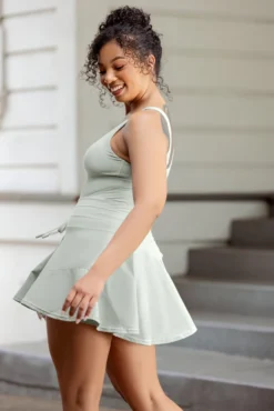 Twirl Dress - Moss -Popflex Store OPF2399 Edit d8bd5746 5ff3 4912 a1b1 b6c2429277f6