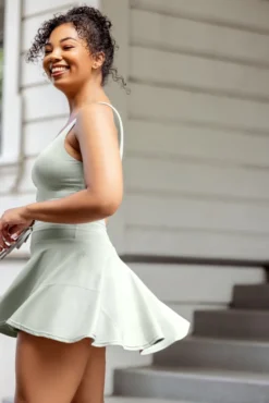 Twirl Dress - Moss -Popflex Store OPF2485 Edit 3d4e8de5 a40b 4c37 aa4f 437173df5f38