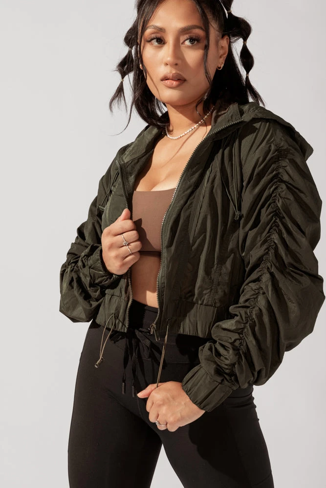 Whimsical Breeze Windbreaker - Forest Night 2 Whimsical Breeze Windbreaker - Forest Night - Image 2