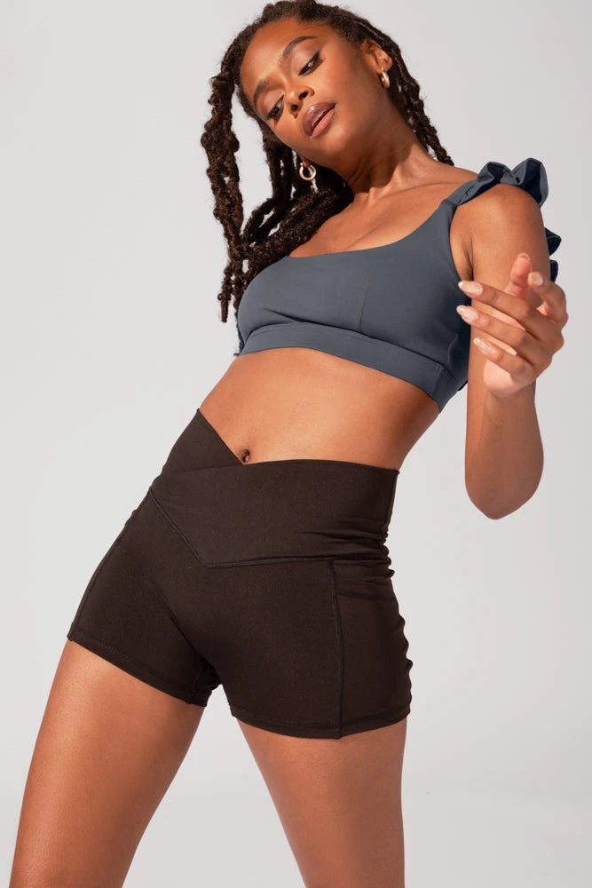 Crisscross Hourglass® Booty Short - Black 1 Crisscross Hourglass® Booty Short - Black