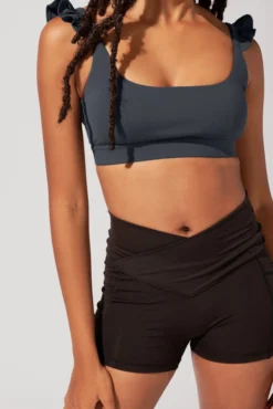 Romance Ruffle Bra - Smoky Grey -Popflex Store OPF3348 Edit