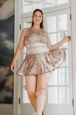 Harmony High Neck Bra - Tan Rose -Popflex Store OPF3530 Edit