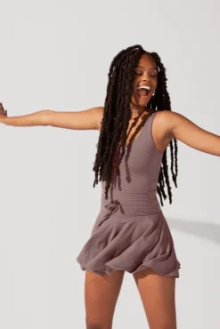 Twirl Dress - Peppercorn -Popflex Store OPF4290 Edit