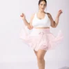 Pirouette Tiered Skort - Tutu Pink