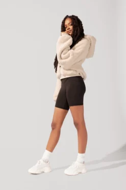 Faux Sherpa Pullover Cloud Hoodie - Taupe 15 Faux Sherpa Pullover Cloud Hoodie - Taupe -Popflex Store OPF5250 Edit