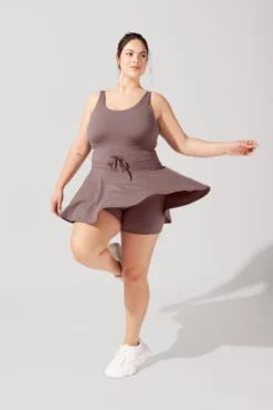 Twirl Dress - Peppercorn -Popflex Store OPF5542 Edit