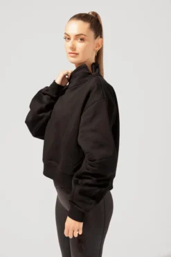 Uptown Mockneck Sweatshirt - Black -Popflex Store OPF5951 Edit d1ceb69f 8d64 4bc6 83c1 f9391d72492b