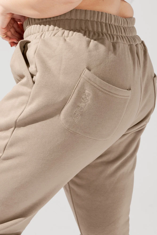 Cloud Rollover Sweatpant - Milk Tea 6 Cloud Rollover Sweatpant - Milk Tea - Image 6