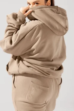 Shimmer Pullover Cloud Hoodie - Milk Tea -Popflex Store OPF6483 Edit cd314c15 9118 4683 8d73 7b10ffa2eca2