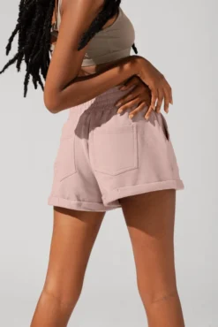 Ooey Gooey Lounge Shorts With Pockets - Ballet Slipper -Popflex Store OPF7341 Edit