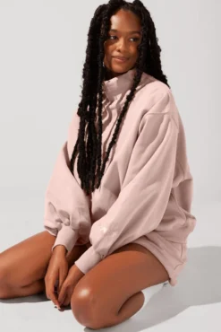 Ooey Gooey Mockneck Sweatshirt With Pockets - Ballet Slipper -Popflex Store OPF7492 Edit e5c1ddb8 248a 409d bee2 be19ddac1d4b