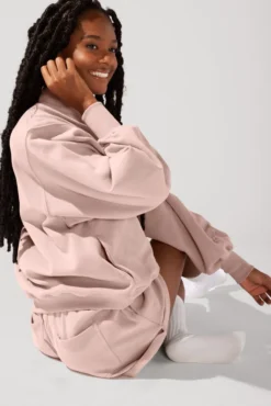 Ooey Gooey Mockneck Sweatshirt With Pockets - Ballet Slipper -Popflex Store OPF7507 Edit d2786945 d6ad 4282 89d0 d43877c80cea