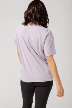 Daring Deep V Tee - Lilac Haze -Popflex Store OPF7577 Edit