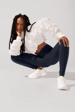 Crisscross Hourglass® Leggings With Pockets - Smoky Navy -Popflex Store OPF7997 Edit